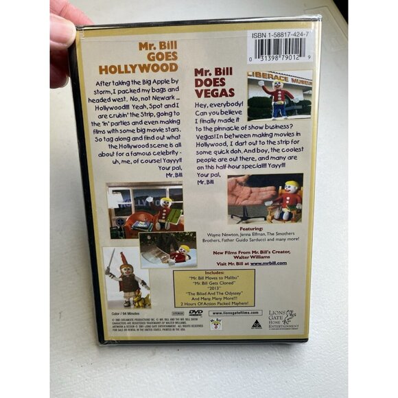 Mr. Bill Goes Hollywood/ Mr. Bill Does Vegas (DVD, 2002) New Sealed SNL - Picture 2 of 4